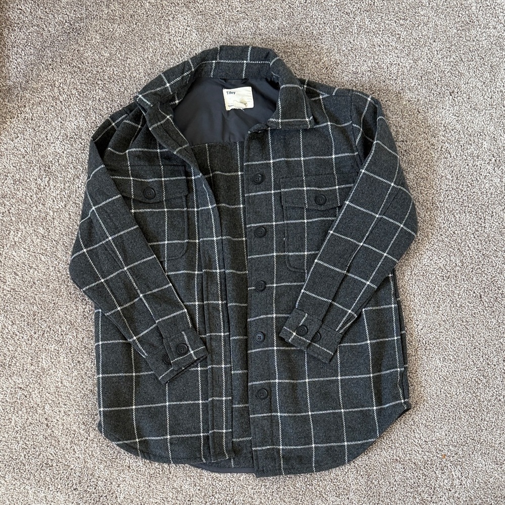 Tilley Wool Blend Checked Jacket